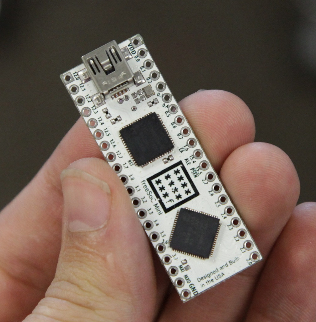 freeSoC Mini in hand